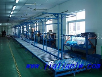 供應(yīng)帶燈架無(wú)動(dòng)力滾筒輸送機(jī)